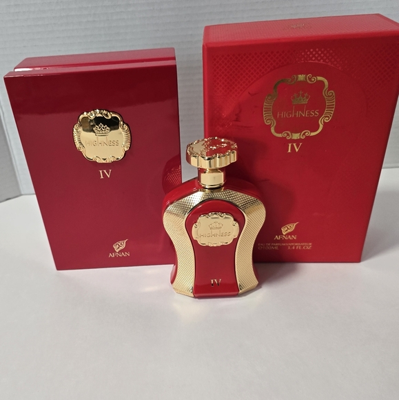 Afnan Highness IV - Red & Gold - NEW - Picture 3 of 17